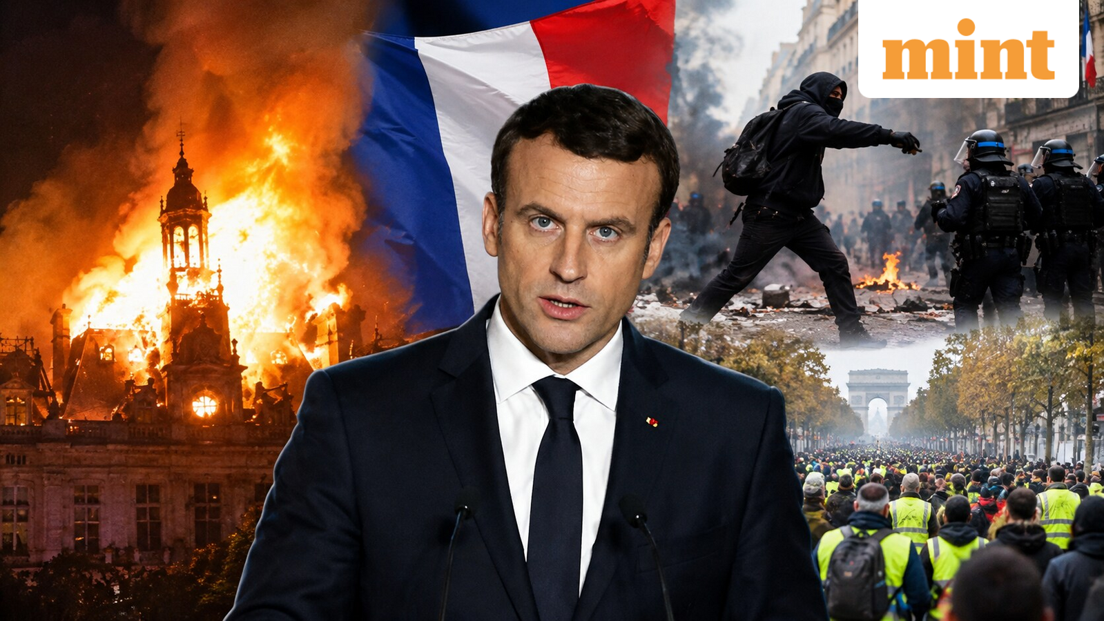 Why is France 'burning'? From student anger to nationwide unrest, is Yellow Vest movement back amid looting and clashes? — Mint India, Mumbai Schools news