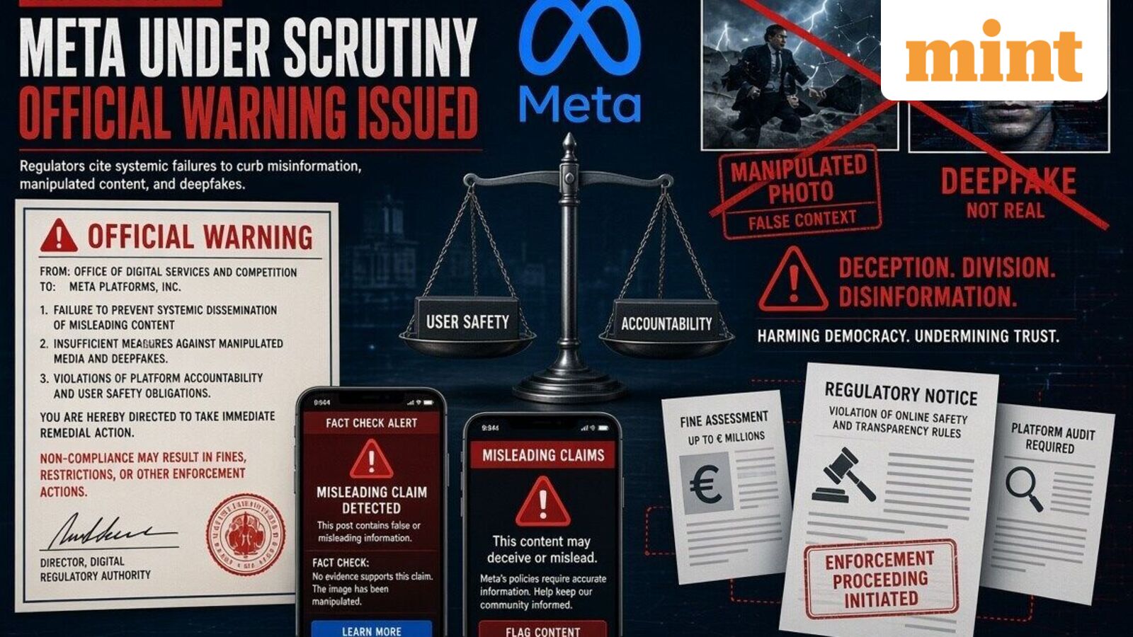 Meta social media platforms told to act on edited visuals, misleading claims amid SIR protests — What Govt advisory says — Mint India, Mumbai Technology news
