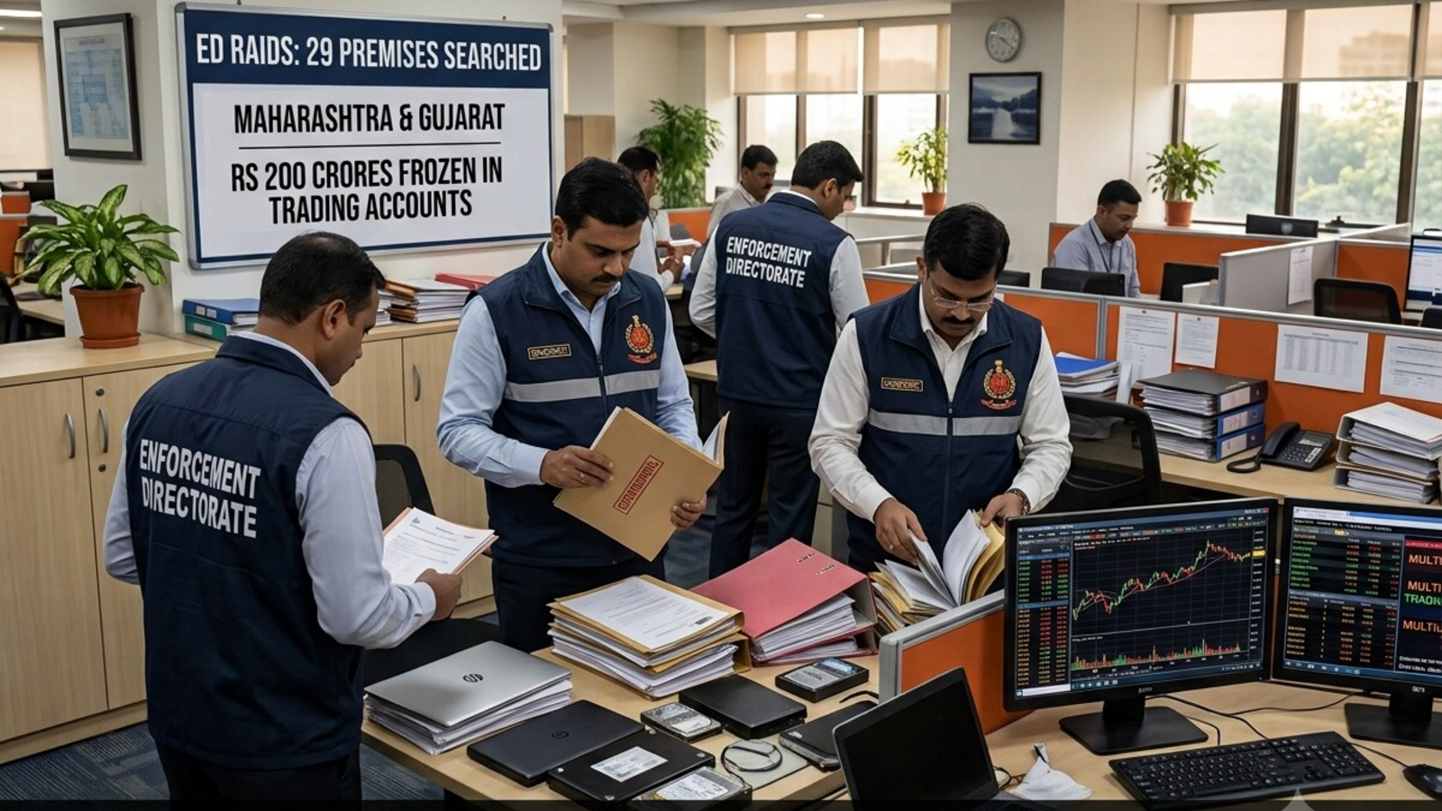 ED raids Mumbai, Ahmedabad and other cities in alleged ₹200 crore 'pump-and-dump' share manipulation case — Mint India, Mumbai Real Estate news