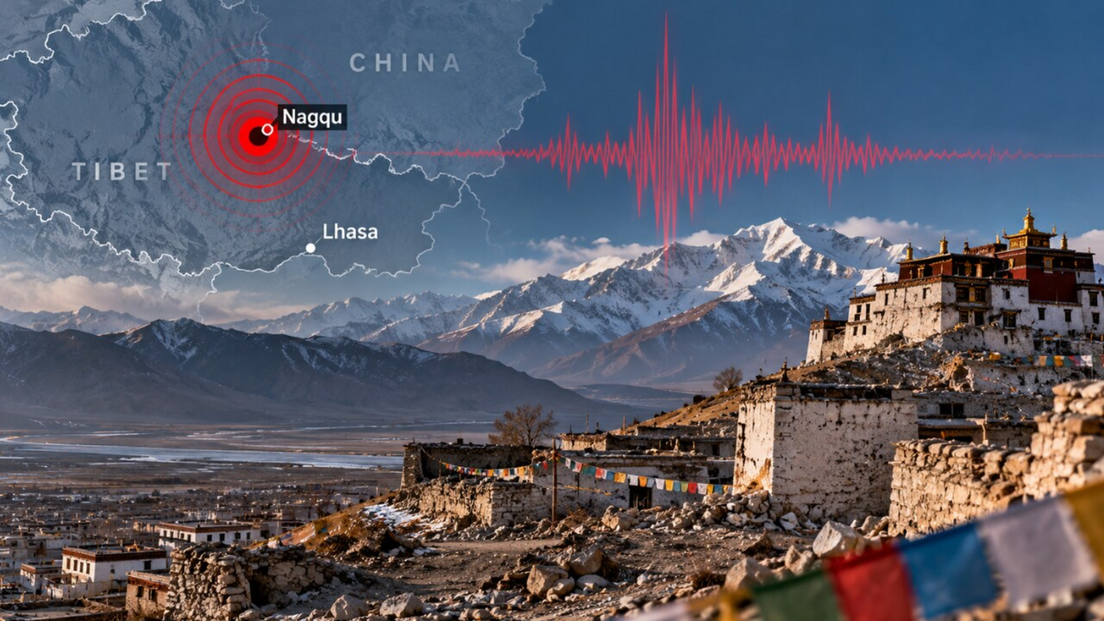 Earthquake today: Magnitude 7 quake strikes Tibet in China, epicentre near Nagqu — Mint India, Mumbai Technology news
