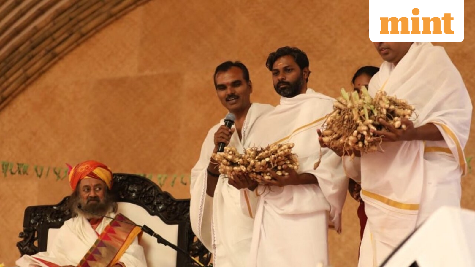 Bengaluru ashram grows 400 kg mango ginger on 500 sq ft, claims 4x yield with Sri Sri Ravi Shankar-backed farming model — Mint India, Mumbai Real Estate news