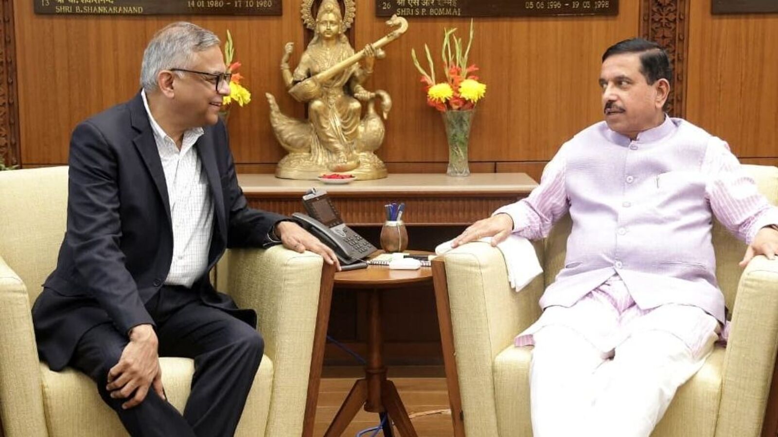 Tata Sons chairman N Chandrasekaran meets Pralhad Joshi: What they discussed — Mint India, Mumbai Schools news