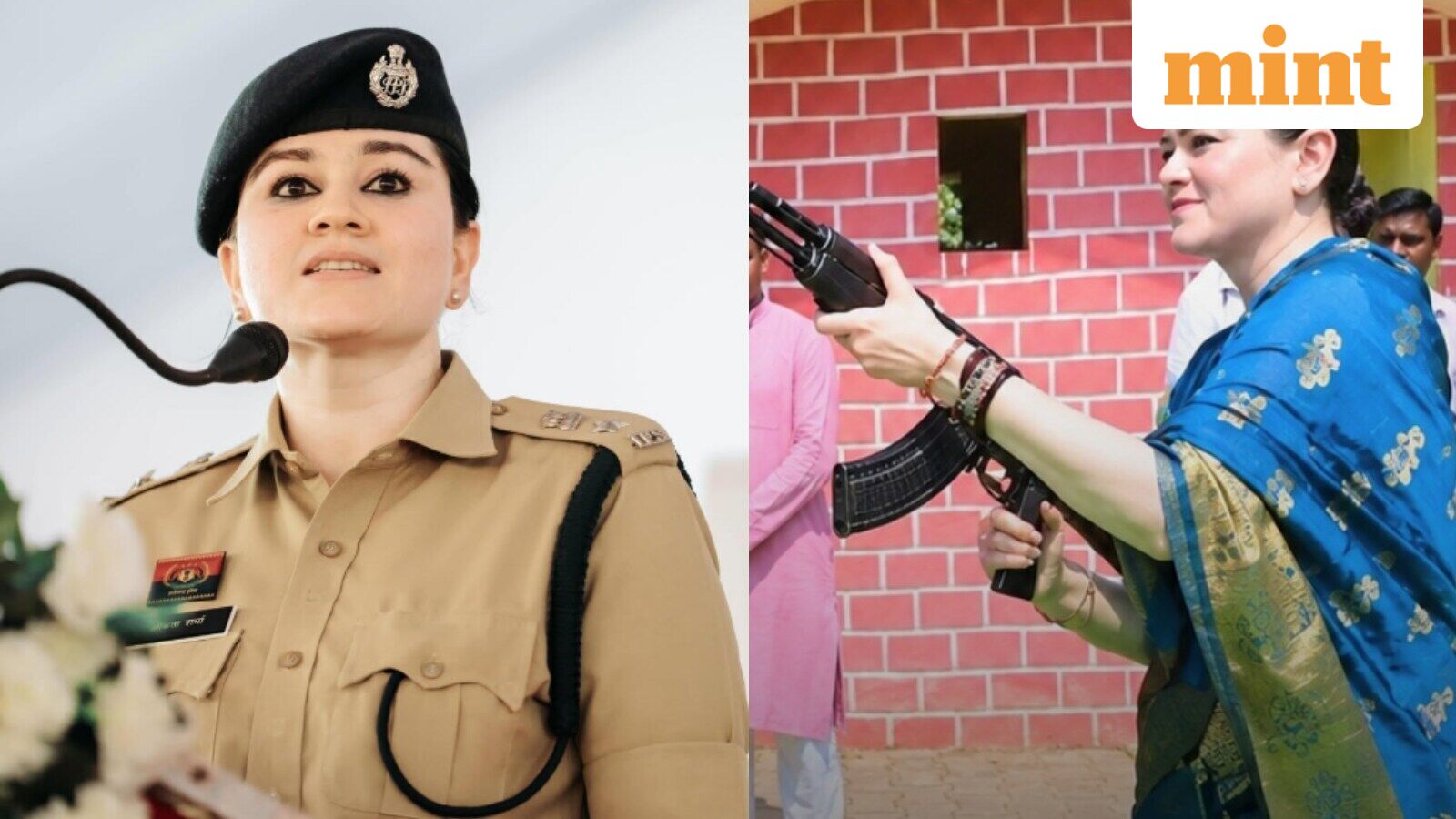 Who is IPS Officer Ankita Sharma? How she sparked controversy with AK-47 firing during Vijayadashami Shastra Puja — Mint India, Mumbai Technology news