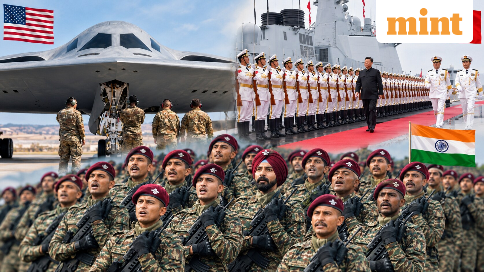 Which countries have the world’s largest militaries? China leads in troops, US in air power — where does India stand? — Mint India, Mumbai Technology news