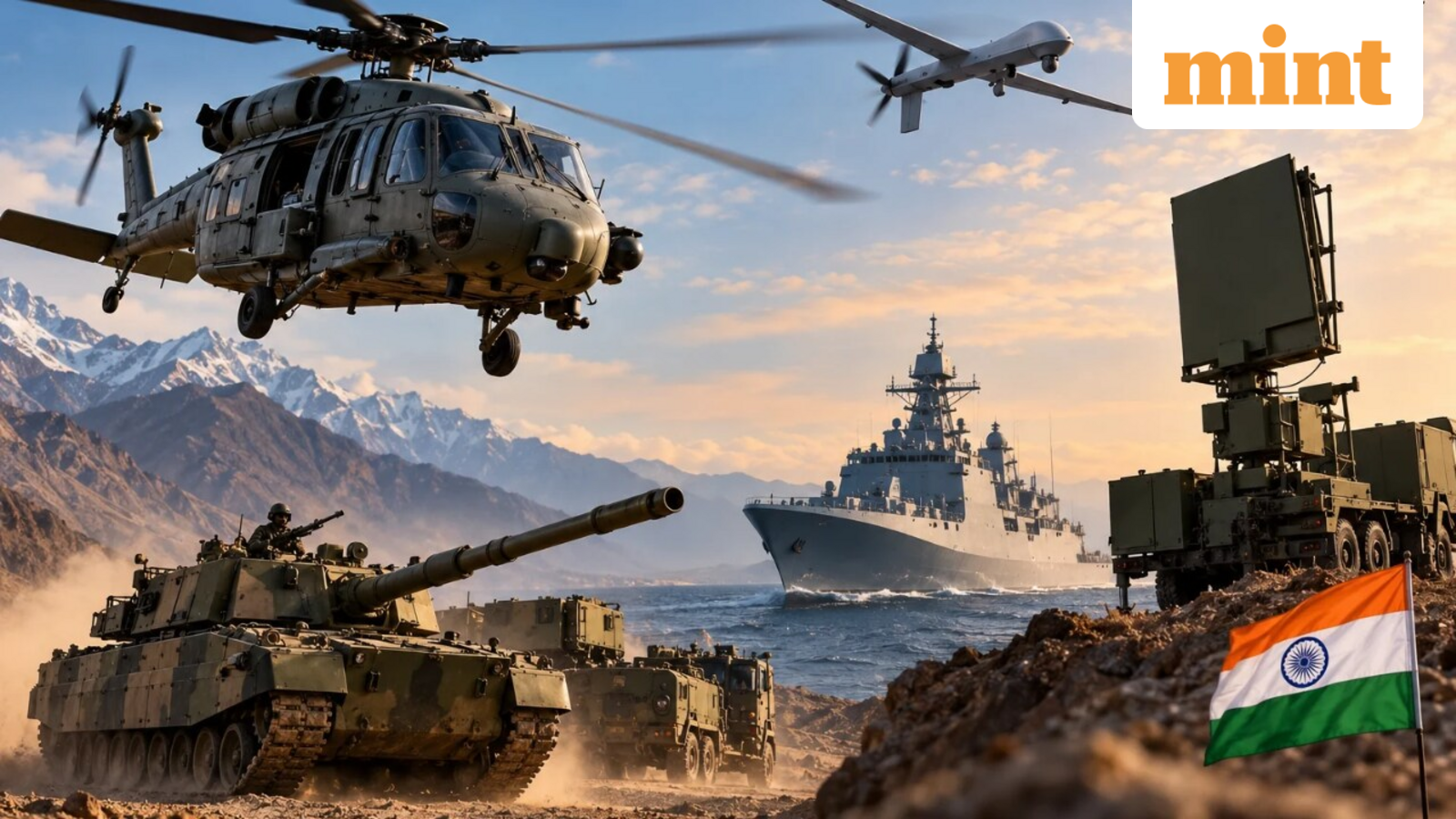Govt clears ₹2.12 lakh crore defence procurements, including kamikaze drones and helicopters — Mint India