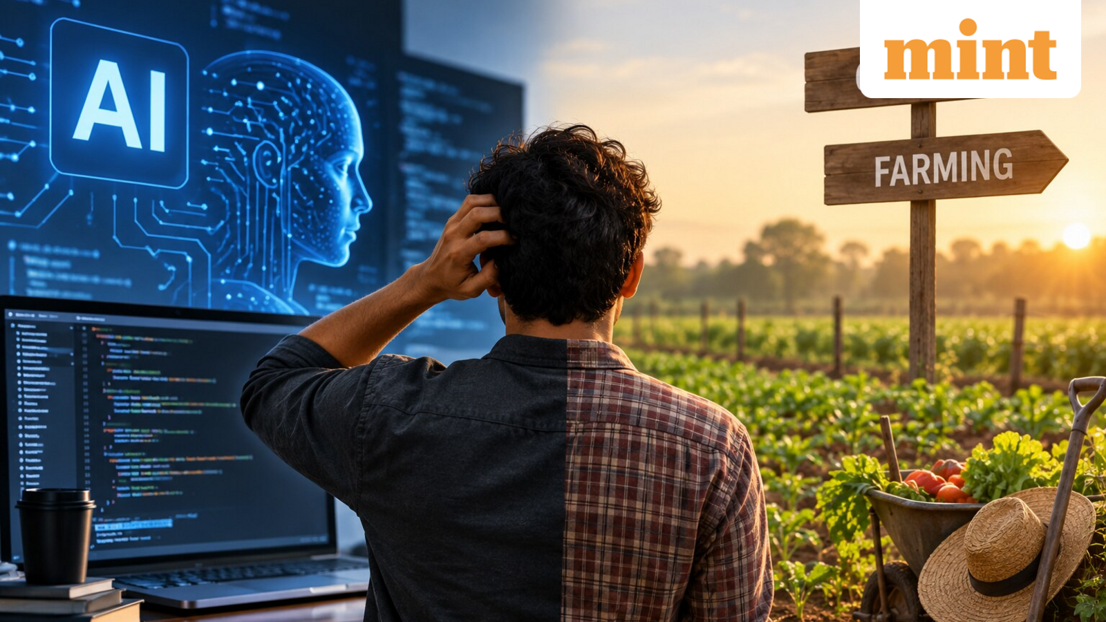 From coding to cultivation? AI job fears prompt software engineer to consider farming as an alternative career — Mint India